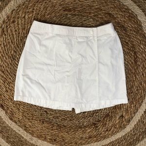 White Skort